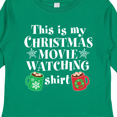 thumbnail image 4 of Inktastic This is My Christmas Movie Watching Shirt Boys or Girls Long Sleeve Toddler T-Shirt, 4 of 5