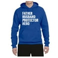 thumbnail image 2 of Wild Bobby,Father Husband Protector Hero Best Dad Husband Gift, Father's Day, Unisex Graphic Hoodie Sweatshirt, Royal, Small, 2 of 3