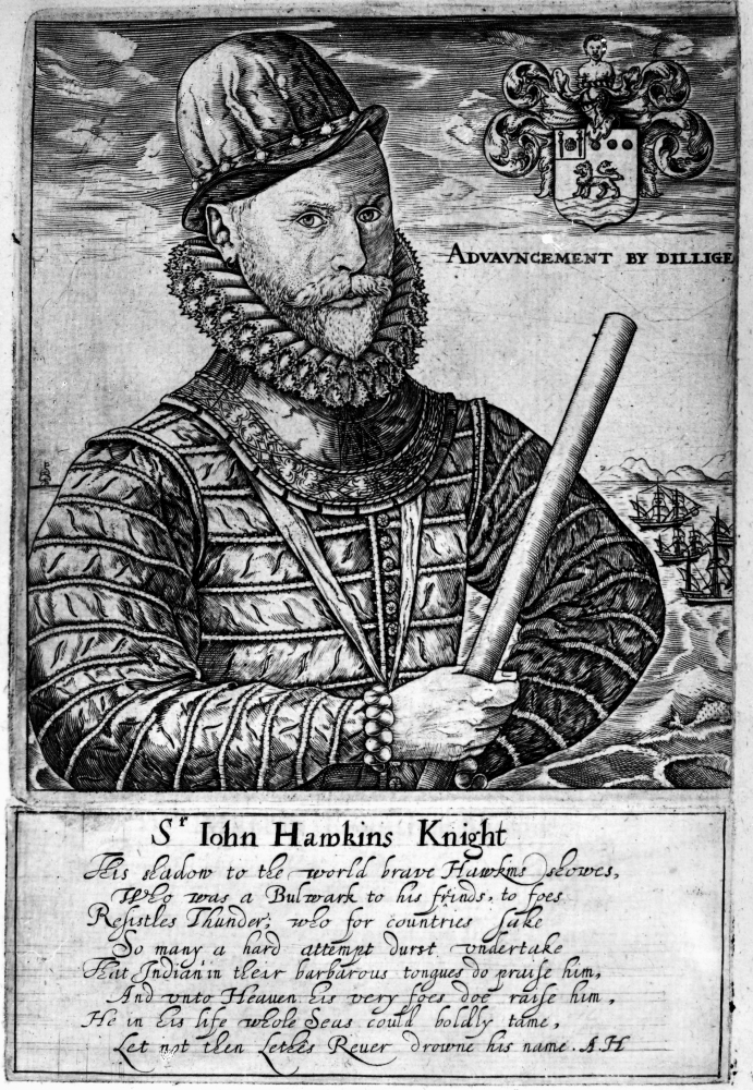 Sir John Hawkins (15321595) Nenglish Naval Commander The Crest Of A