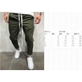 thumbnail image 5 of Men's Track Pants Jogging Bottoms Sweats Twill Elasticity Cotton Trousers, 5 of 5