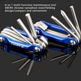 thumbnail image 3 of pitrice Hiking Traveling Portable Foldable Hexagon Wrench Bike Cabinet Shelf Installation Disassembly Multi-tool Screwdriver, 3 of 6