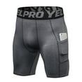 thumbnail image 3 of 3 Pack Men Sports Shorts Active Workout Underwear with Pocket, 3 of 7