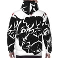 thumbnail image 7 of Picia Red Heart And Puppy Of Bulldog Pattern Casual Men's Hoodie - Lightweight Hooded Sweatshirt with Kangaroo Pocket, Comfortable Pullover for Everyday, Travel-3X-Large, 7 of 7
