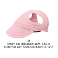 thumbnail image 3 of TAILUP Pet Outdoor Sun Hat - Adjustable Ear Opening, Breathable Design for Medium Dogs & Cats, Cloud Purple - M Size for Outdoor Activities, Daily Wear, Travel, 3 of 3