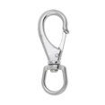 thumbnail image 1 of Langgg 304 Stainless Steel Marine Boat Swivel Eye Quick Spring Snap Hook 3# 115mm, 1 of 6