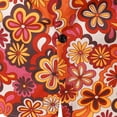 thumbnail image 6 of CONZONE Mens 70S Disco Buttons Down Shirts Long Sleeve Hippie Shirts for Men Trendy Floral Graphic Lapel Soft Lightweight Tops, 6 of 8