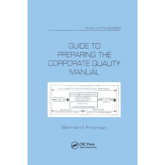 Quality and Reliability Guide to Preparing the Corporate Quality Manual, (Paperback)