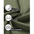 thumbnail image 4 of COOFANDY Mens Casual Dress Shirt Short Sleeve Button Up Linen Shirt Summer Clothes, 4 of 6