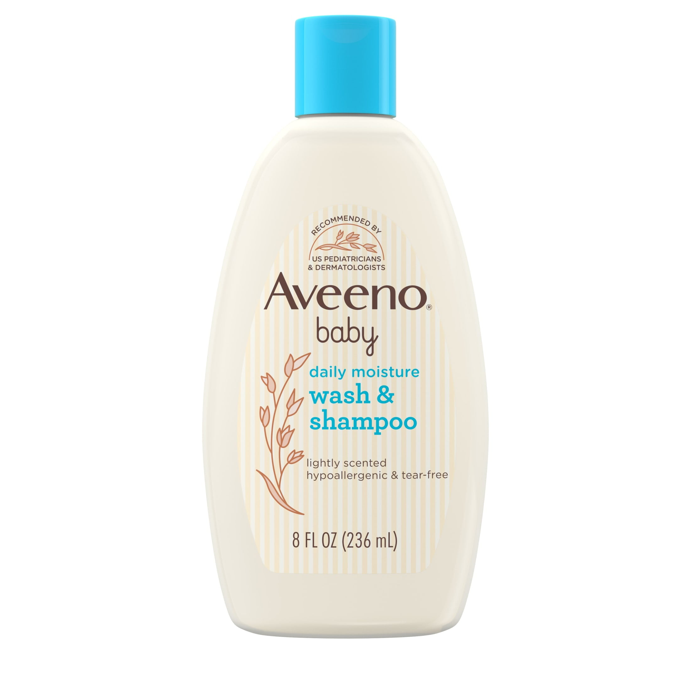 Aveeno Baby Daily Moisture Body Wash & Shampoo, Oat Extract, 8 fl. oz