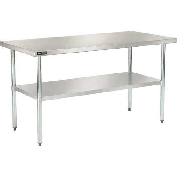 Global Industrial 430 Stainless Steel Table 30 x 24" Undershelf