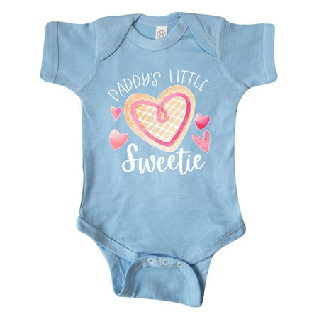 

Inktastic Daddy s Little Sweetie with Pink Heart Cookie Gift Baby Boy or Baby Girl Bodysuit