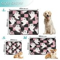 thumbnail image 2 of Washable Pet Pee Pads with Super Absorbent Reusable Training Pads for Dogs & Cats Pink and Black Cartoon Ghosts, 2 of 6