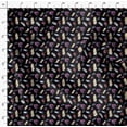 thumbnail image 4 of Soimoi Black Rayon Fabric Feather & Floral Print Sewing Fabric Yard 56 Inch Wide, 4 of 5