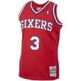 thumbnail image 2 of Men's Mitchell & Ness Allen Iverson Red Philadelphia 76ers 2001/02 Hardwood Classics Swingman Jersey, 2 of 3