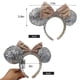 thumbnail image 4 of Sequin Minnie Ears Parks Castle Silver Mickey Mouse Ears Bow Headband, Minnie Ears Headband, 4 of 5
