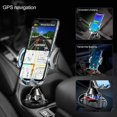 thumbnail image 2 of Car Cup Holder Phone Mount Adjustable Automobile Cup Holder Smart Phone Cradle Car Mount for iPhone 13 Pro/XR/XS Max/X/8/7 Plus/6s/Samsung S10+/Note 9/S8 Plus/S7 Edge (Blue), 2 of 6