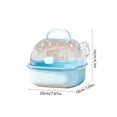 thumbnail image 3 of Vacemry Portable Hamster Cage Bird Carrier, Small Animals Travel Backpack Acrylic Transparent Pet Carrier Lightweight Escape Proof Box, Hamster Travel Cage Bird Travel Carrier Small Pet Backpack, 3 of 6