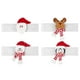 thumbnail image 1 of GOOHOCHY - Juego de 4 sujetadores de cortinas navideños. Abrazaderas para cortinas., 1 of 8