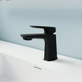 thumbnail image 2 of ANZZI Single Handle Single Hole Bathroom Faucet With Pop-up Drain in Matte Black, 2 of 8