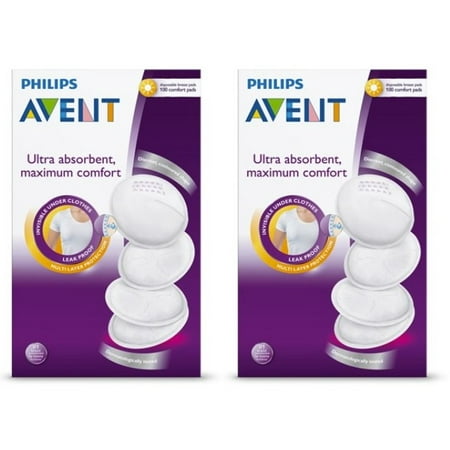 (2 Pack) Philips Avent SCF254/10 Day Breast Pads, (Best Breast Pads Australia)