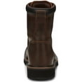 thumbnail image 4 of Justin Men's Stampede Lace-Up Work Boot Soft Toe Brown 7.5 EE  US, 4 of 7