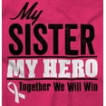 thumbnail image 2 of My Sister My Hero Together We Win Plus Size Crewneck Graphic Tee Shirt Brisco Brands 3X, 2 of 5