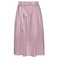 thumbnail image 5 of XIAOCHA Flared Dirndl Skirts for Women Dot Stripe Print Oktoberfest Midi Apron Dresses Party Bottoms,Pink,Sizes M, 5 of 8