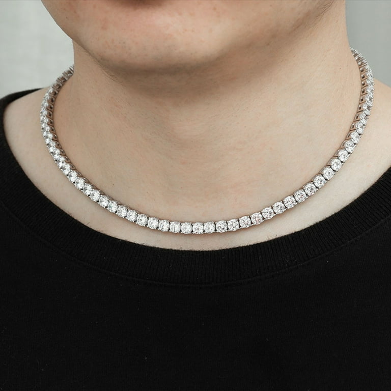 24 inch 2024 diamond tennis necklace