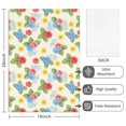 thumbnail image 2 of 2 Pcs Pioneer Flower Floral Print Pattern Kitchen Towels, Funny Microfiber Dish Towel Set, 18" X 26" Tea Towels, 2 of 6