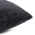 thumbnail image 2 of Quality Home Luxe Fur Pillow - Insert Not Included - Black - 18" x 18" - (2 Pillow Covers), 2 of 3