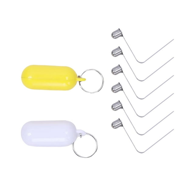 Spring Snap Clips de botón Pin de bloqueo, Snap Spring Clip Llavero flotante para toldo, accesorios de navegación Cola Clips de remo de kayak