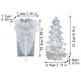 thumbnail image 3 of Plertrvy Hot Sale! Christmas Tree Silicone Resin Mold 3D Tree Epoxy Mold Diy Tree Light Container Casting Mold Christmas Tree Bedroom Lamp Mould For Christmas Tree Diy Craft Making, 1Pcs Mold, 3 of 9