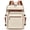 Brown & Beige, variant on Laptop Backpack for Men Women 24L Leather Travel Backpack for Travel Work