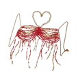 thumbnail image 4 of Cadena corporal para mujer, cadena para sujetador y pecho, ideal como accesorio fotográfico para fiestas temáticas., 4 of 8