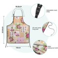 thumbnail image 7 of Pioneer Flower Floral Print Pattern Kids Aprons for Girls and Boys,Adjustable Neck Strap Toddler Aprons for Kids Cooking Baking, 7 of 7
