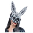 thumbnail image 1 of Fever  Adult Skeleton Bunny Jewelled Mask, 1 of 2