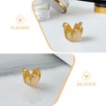 thumbnail image 3 of OULII 10Pcs Copper Flower Bead Caps Artistic Accessory For Beginners Crafting, 3 of 8
