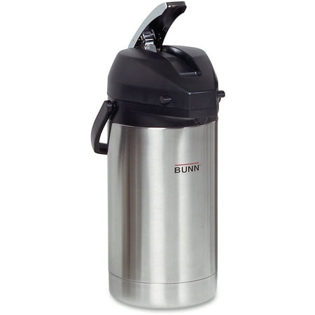 BUNN 3.0 Liter Lever-Action Airpot, Stainless Steel