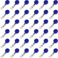 thumbnail image 1 of Muka 100 Pcs Retracting Badge Reel Solid Color with Belt Clip for Key Name Card-DarkBlue, 1 of 8