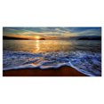 thumbnail image 2 of Plage Sablonneuse Paisible avec Vagues - Impression sur Toile Très Grande, 2 of 3