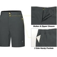 thumbnail image 3 of Little Donkey Andy 8 Inch Inseam Golf Shorts for Women Quick Dry Lightweight Shorts for Hiking Travel Casual Black XS, 3 of 6