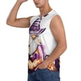 thumbnail image 3 of Fotbe Halloween Gnome With Pumpkins Men's Camiseta sin Mangas Estampada para Hombres, Playera Casual para Gimnasio, Entrenamiento, Playa-Medium, 3 of 7