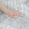 thumbnail image 5 of Bohemian Geometric Shag Indoor Tassel Area Rug, Cream/Grey, 8' x 10', 5 of 8