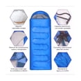thumbnail image 2 of Saco De Dormir Portátil Para Campamento Azul, 2 of 5