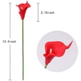 thumbnail image 3 of Zukuco Artificial Flowers Faux Flower Real Touch Fake Flowers Calla Lily for Wedding Bouquet Party Decorations Baby Shower Centerpieces Bridal Bouquet Decor, Pack of 20, 3 of 7