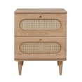 thumbnail image 2 of TOV Furniture Table de Chevet en Bois Carmen Canne, 2 of 9