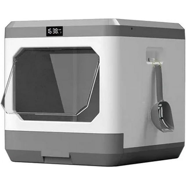 Bac à Litière pour Chat Auto-Nettoyant Automatique - Fournitures de Lit Intelligent pour Chats - Bac à Litière pour Chat avec Toilettes en Sable - Produits pour Animaux