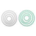 thumbnail image 1 of Cuadros Decorativos Plantilla de troqueles de corte de Metal de 4 piezas para foto de álbum de recortes DIY (mariposa redonda-252458.05 Ndcxsfigh Nuevos Originales, 1 of 8