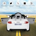thumbnail image 2 of Patiojoy Audi TT RS Mini Ride on Car 12V Electric Kids Toy Buggy w/ Remote Control MP3 White, 2 of 6