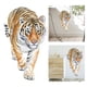 thumbnail image 5 of Calcomanía De Puerta De Tigre, Mural De Tigre De Dibujos Animados Realista, Papel De Pared Adhesivo Fácil De Pegar, Pegatina De Tigre 3D, Arte De Pared Para Habitación De Niños, Jardín De Infantes Methold HA013131-00, 5 of 6